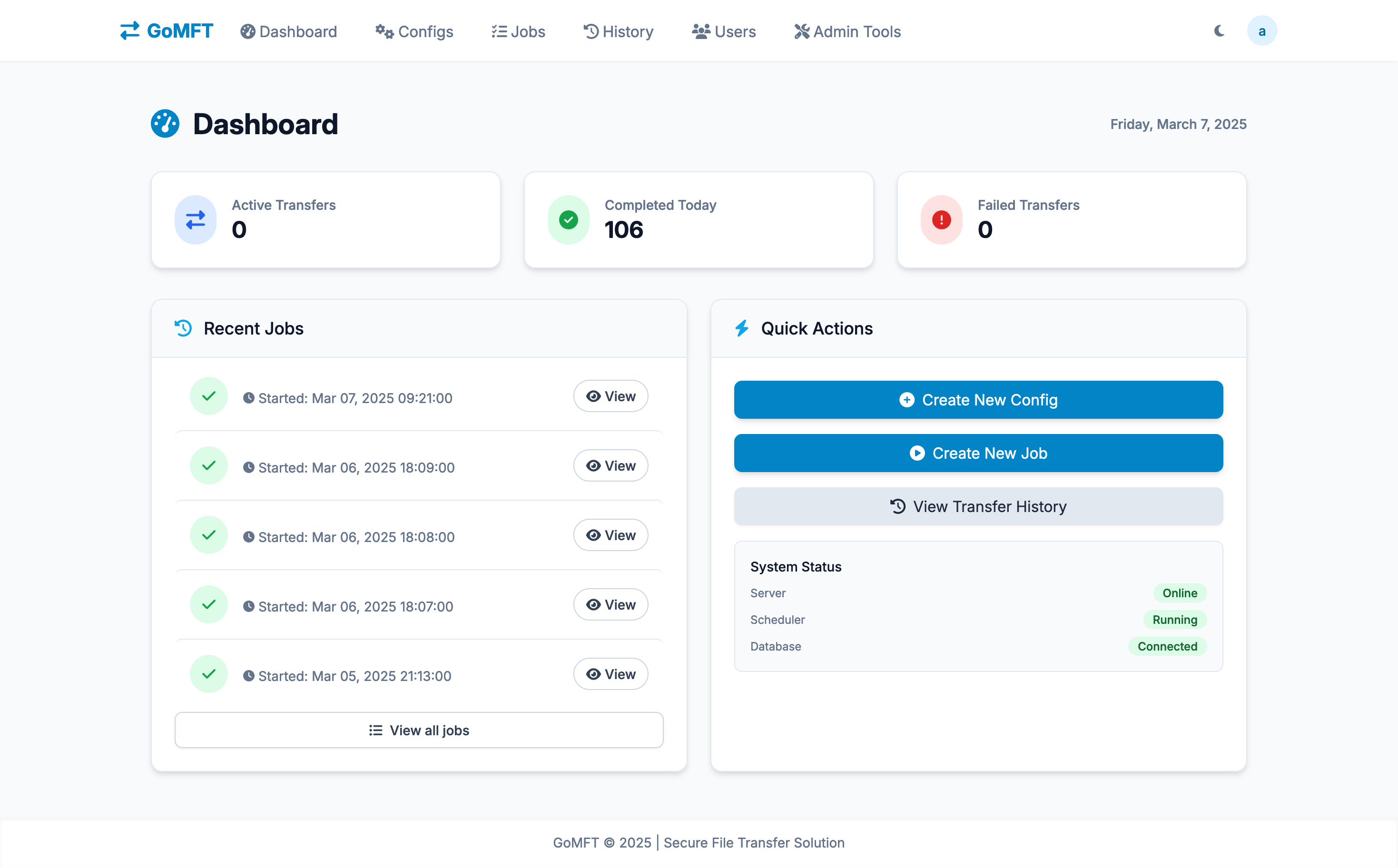 Dashboard Overview